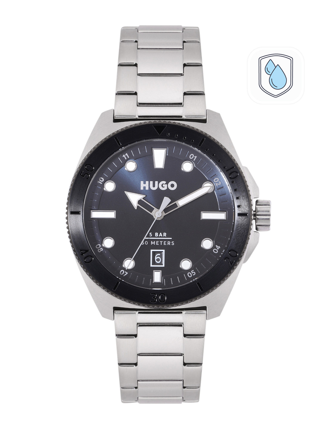 

HUGO Men #Visit Bracelet Style Analogue Watch 1530305, Blue
