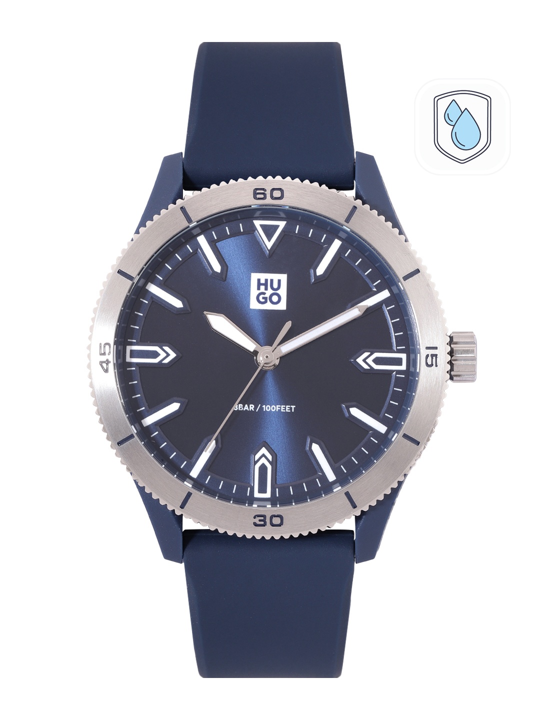 

HUGO Unisex #Catch Analogue Watch 1520028, Blue