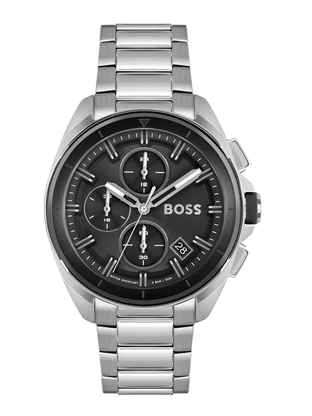 

Hugo Boss Men Volane Analogue Chronograph Watch 1513949, Black