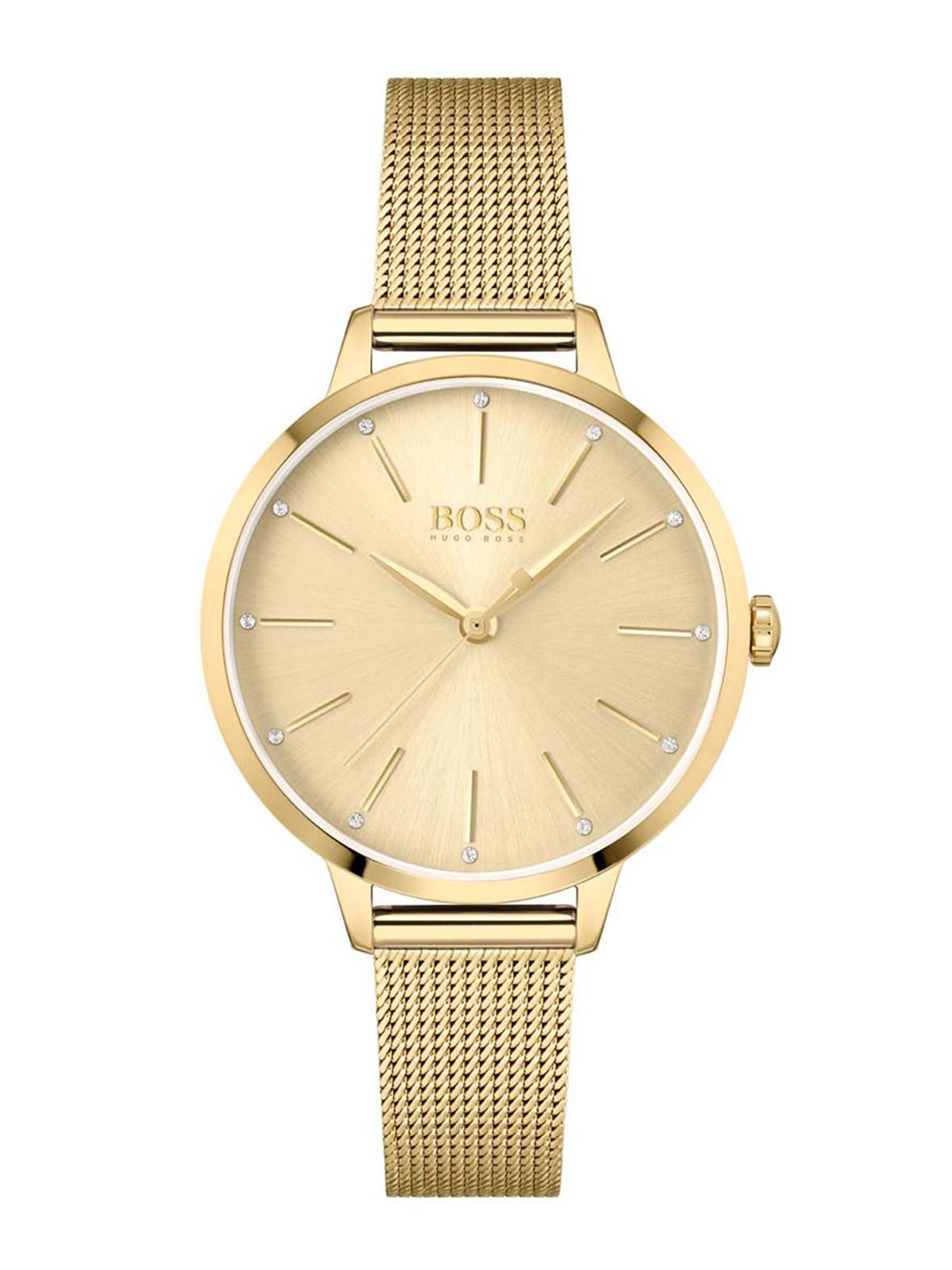 

Hugo Boss Women Symphony Analogue Watch, Gold