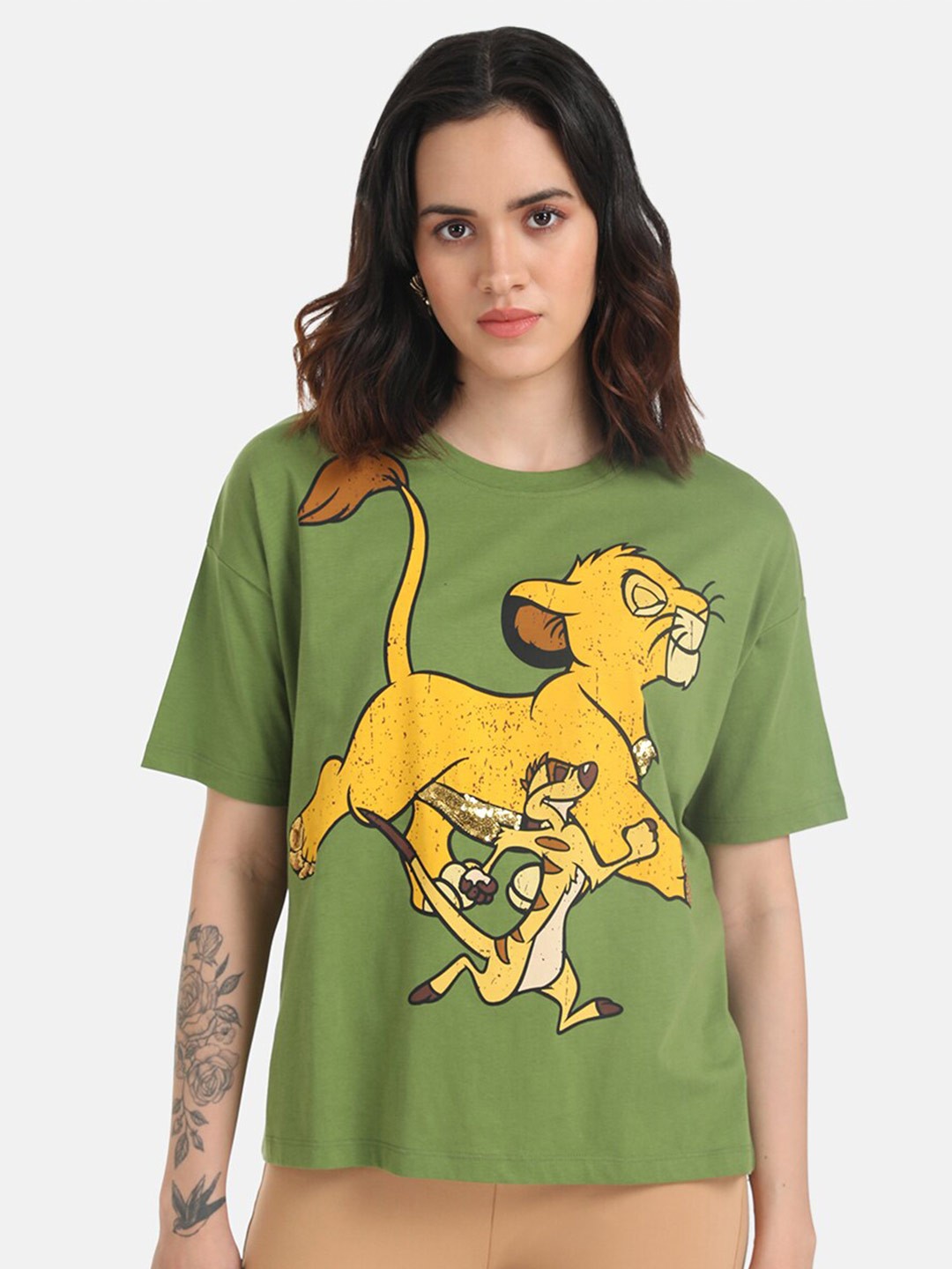 

Kazo The Lion King Printed Disney T-shirt, Green