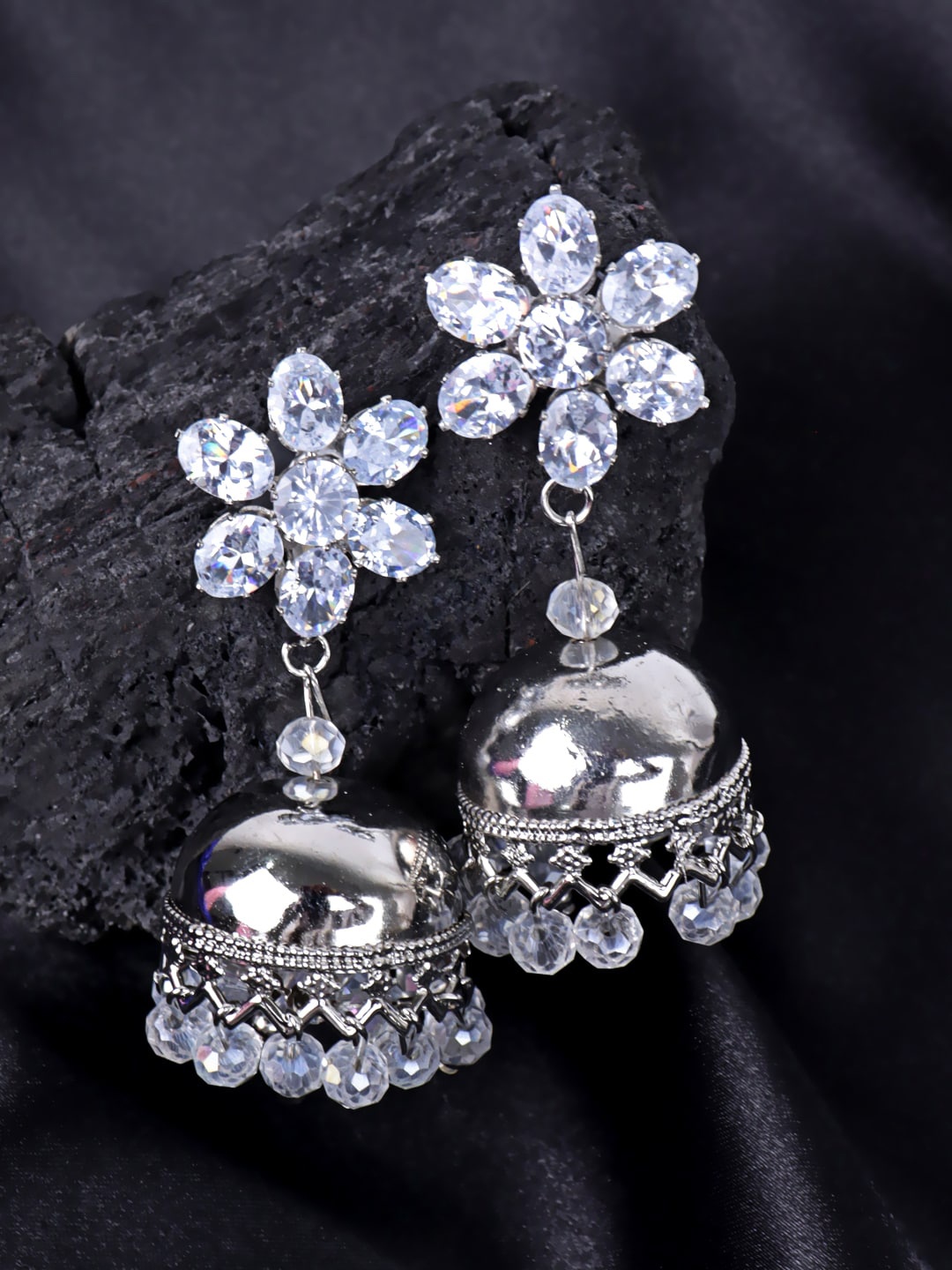 

Krelin Traditional Ethnic Classic Jhumkas, White