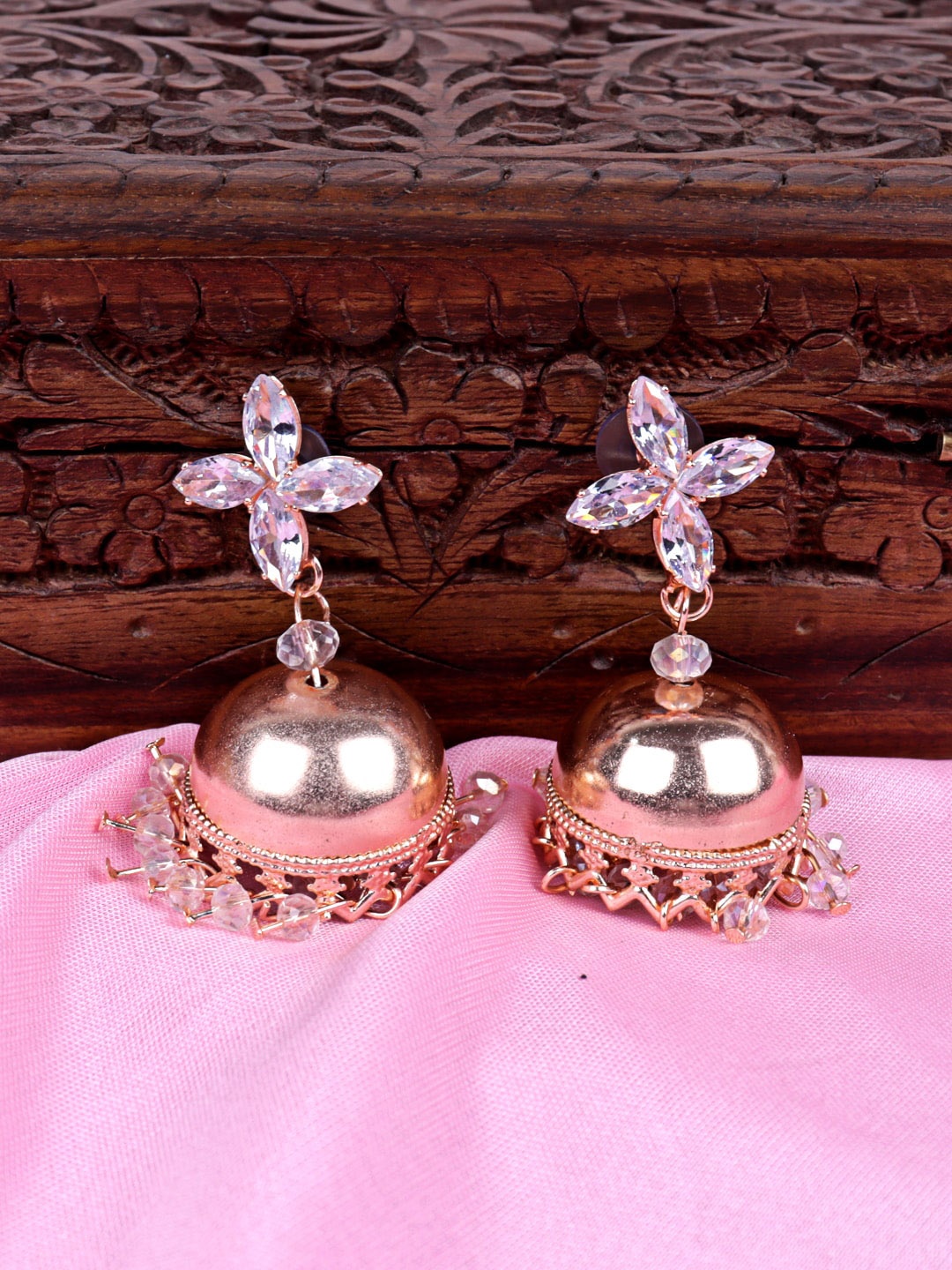 

Krelin Traditional Ethnic Classic Jhumkas, White