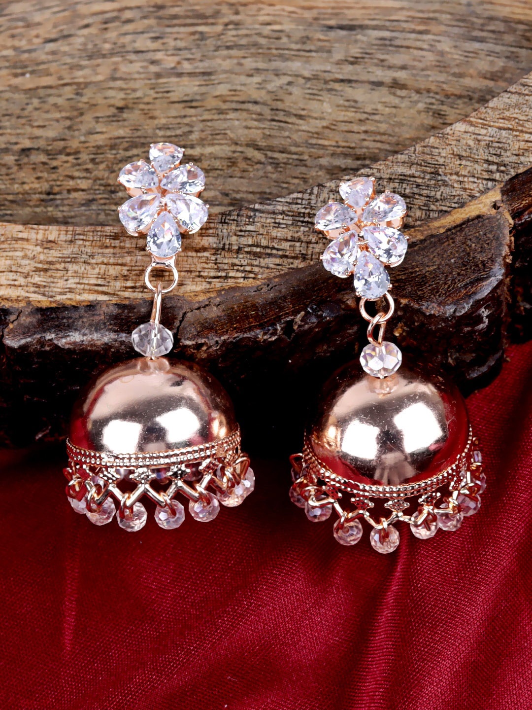 

Krelin Traditional Ethnic Classic Jhumkas, White