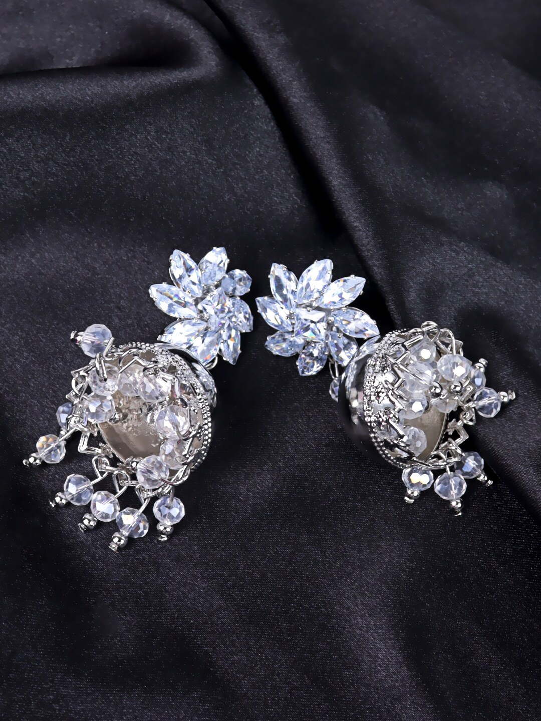 

Krelin Traditional Ethnic Classic Jhumkas, White