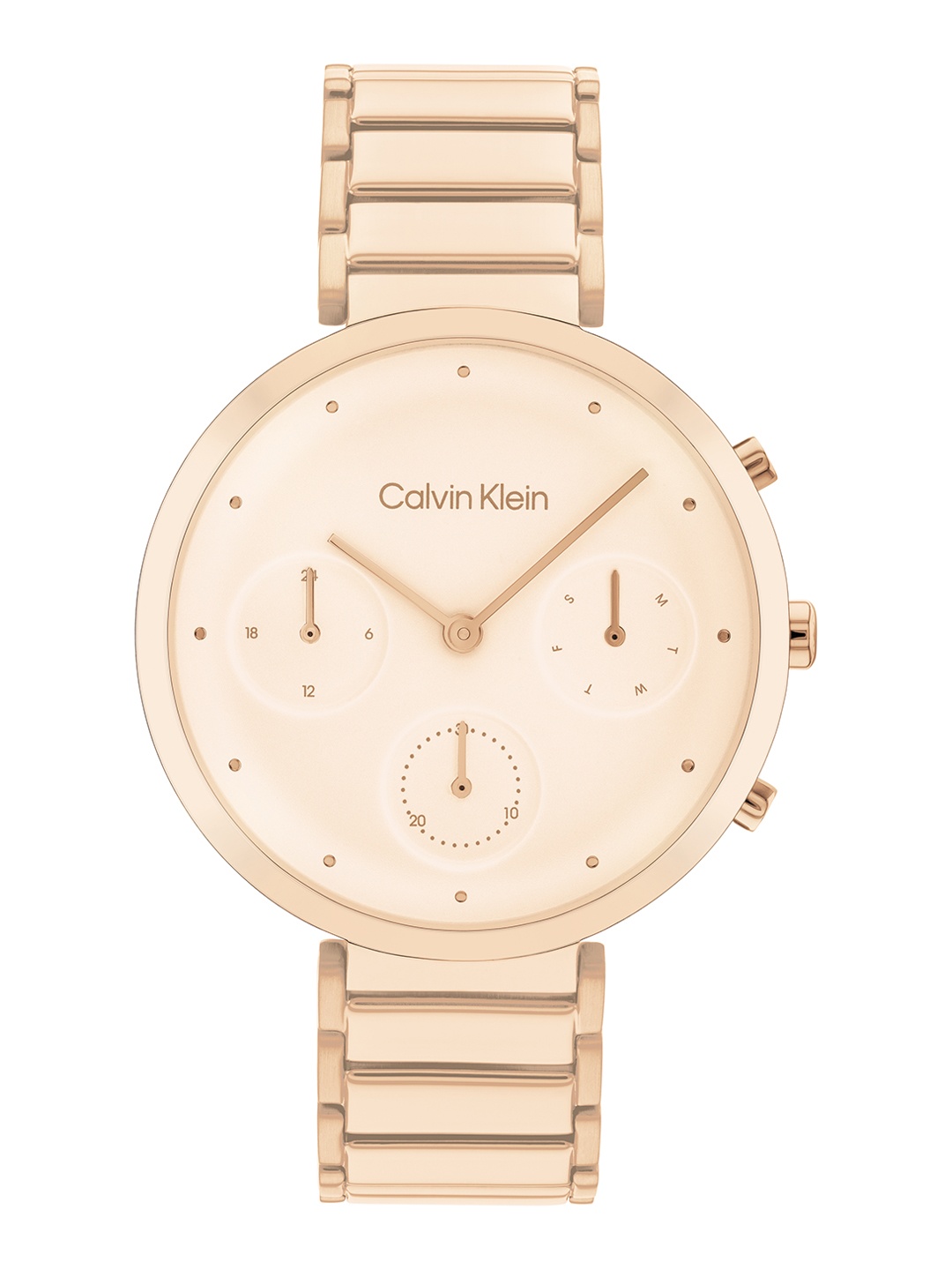 

Calvin Klein Women Minimalistic T-Bar Analogue Watch 25200285, Pink