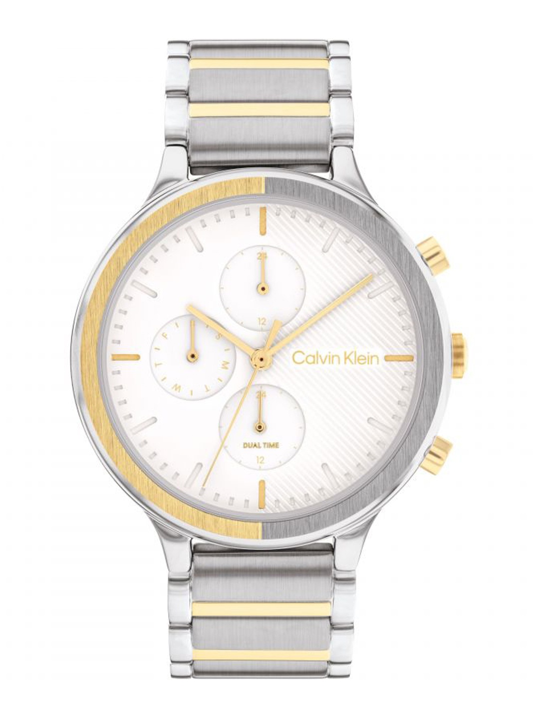 

Calvin Klein Women Energize Bracelet Style Analogue Multifunction Watch 25200239, White