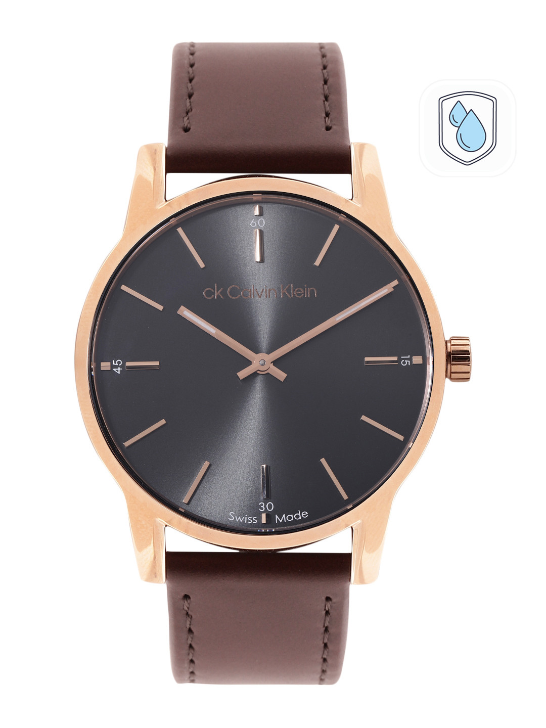 

Calvin Klein Unisex Swiss Dressed Analogue Watch 25000016, Navy blue