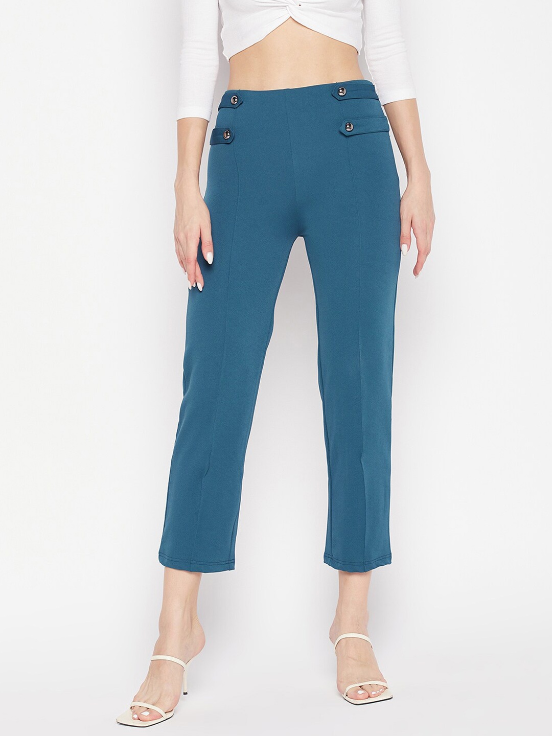 

Clora Creation Women Regular Fit Treggings, Blue