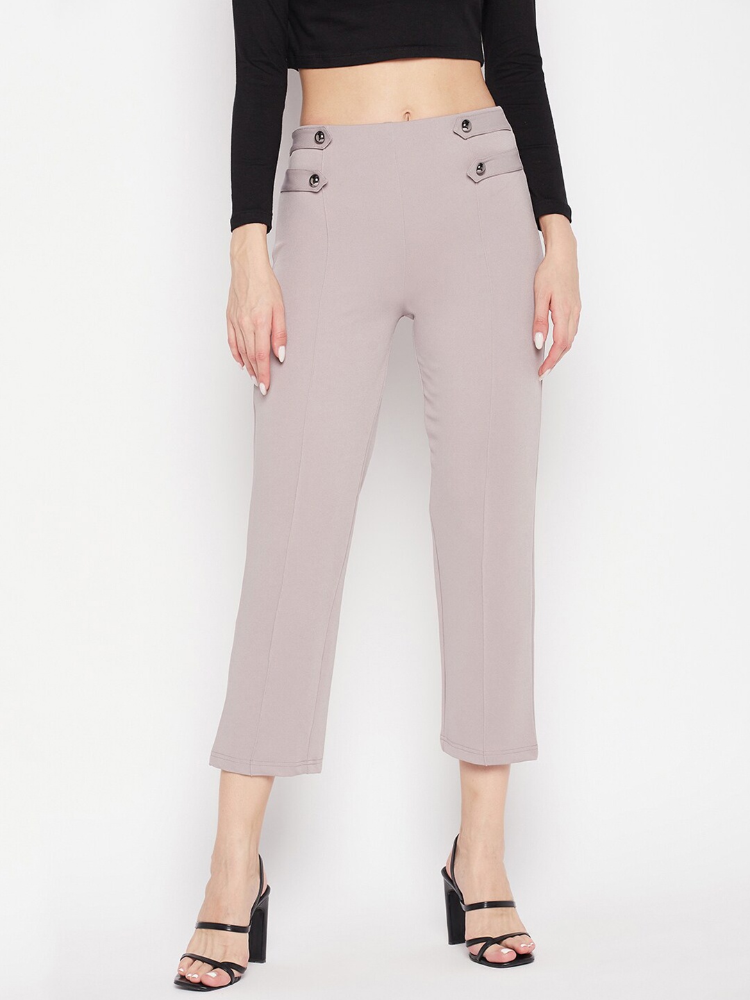 

Clora Creation Women Regular Fit Treggings, Grey