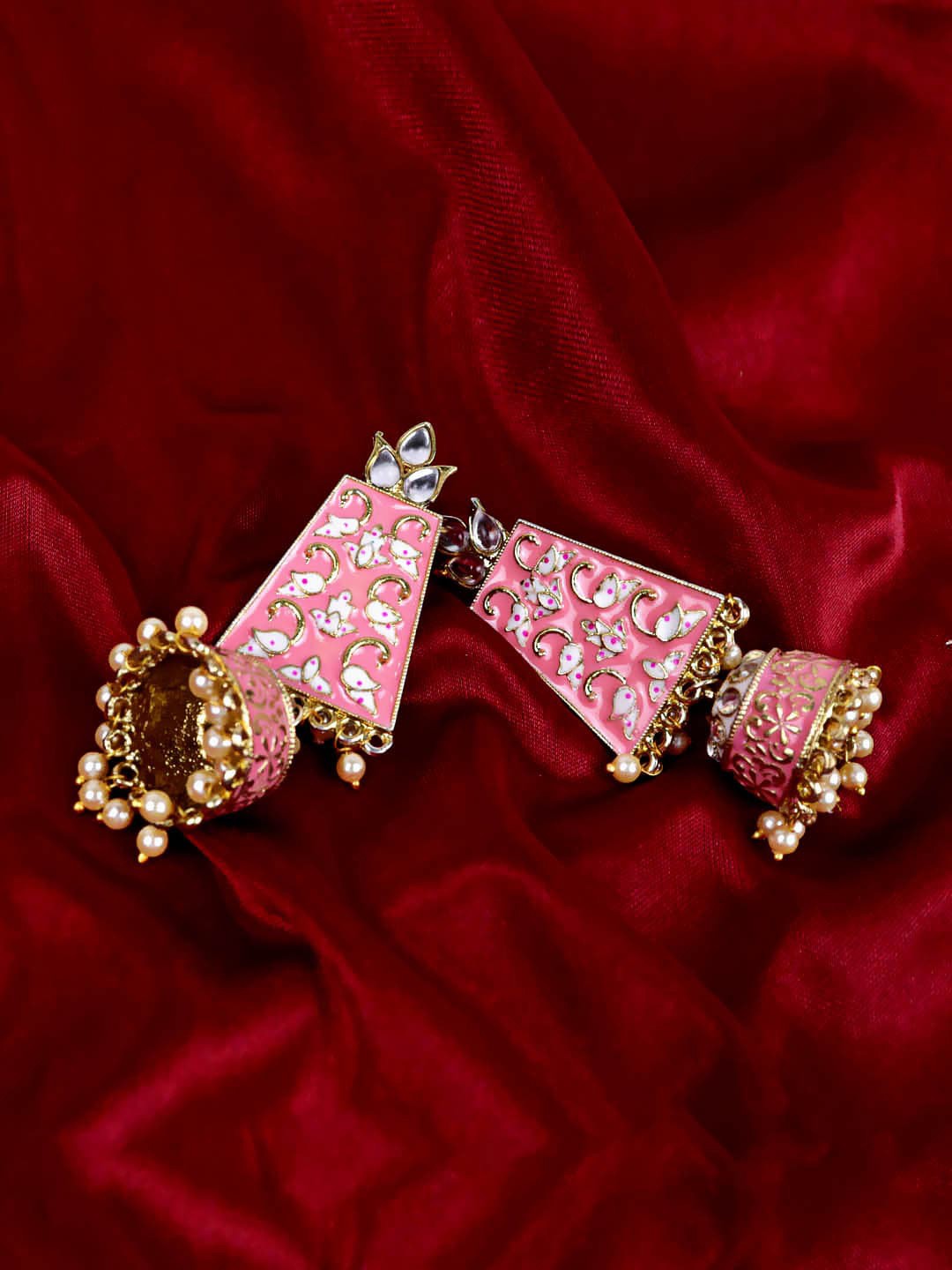 

VAGHBHATT Gold-Plated Classic Jhumkas Earrings