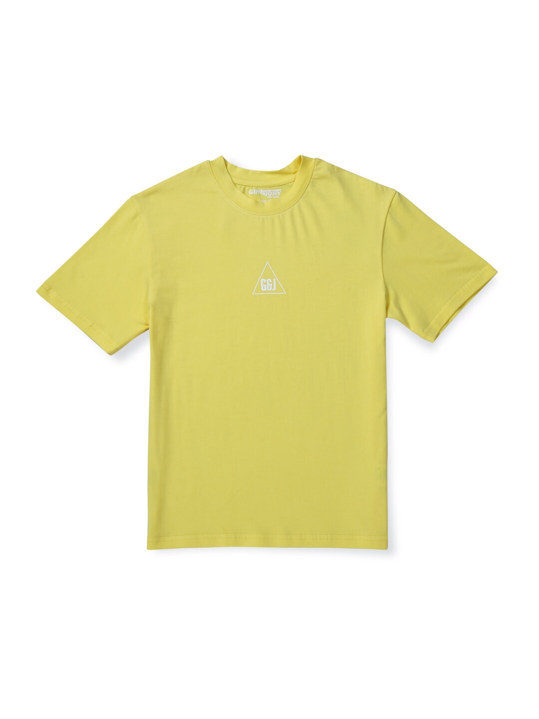 

Gini and Jony Boys Round Neck Short Sleeve Cotton T-shirt, Yellow