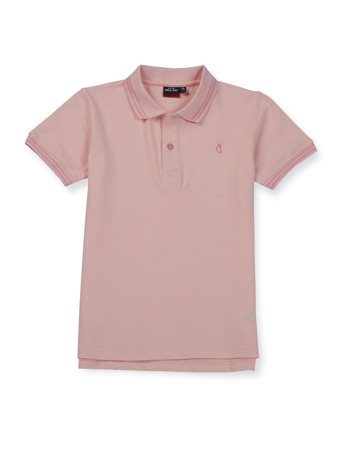 

Gini and Jony Boys Polo Collar Short Sleeves Cotton T-shirt, Mauve