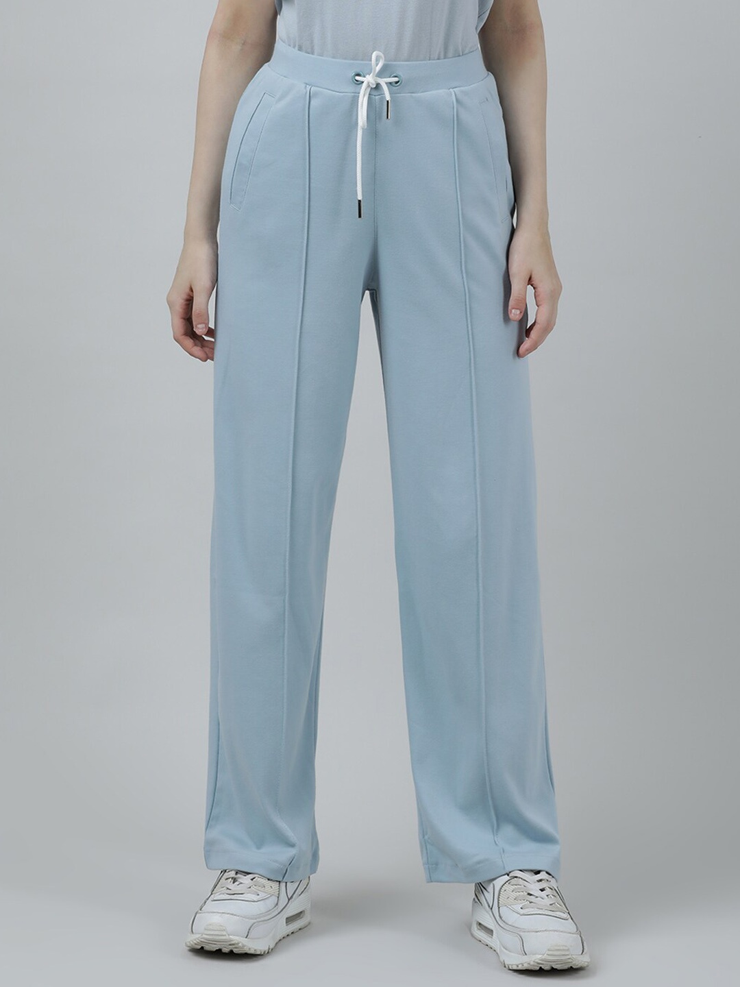 

Head Women Straight Fit Training or Gym Track Pants, Blue