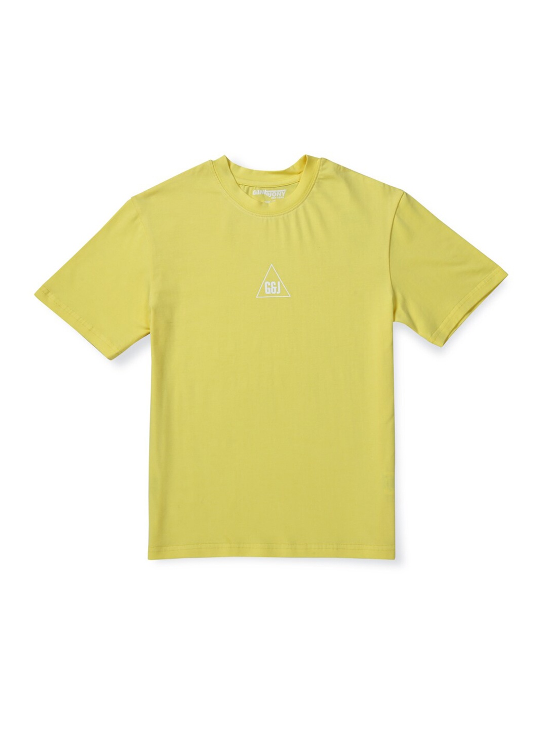 

Gini and Jony Boys Round Neck Cotton T-shirt, Yellow
