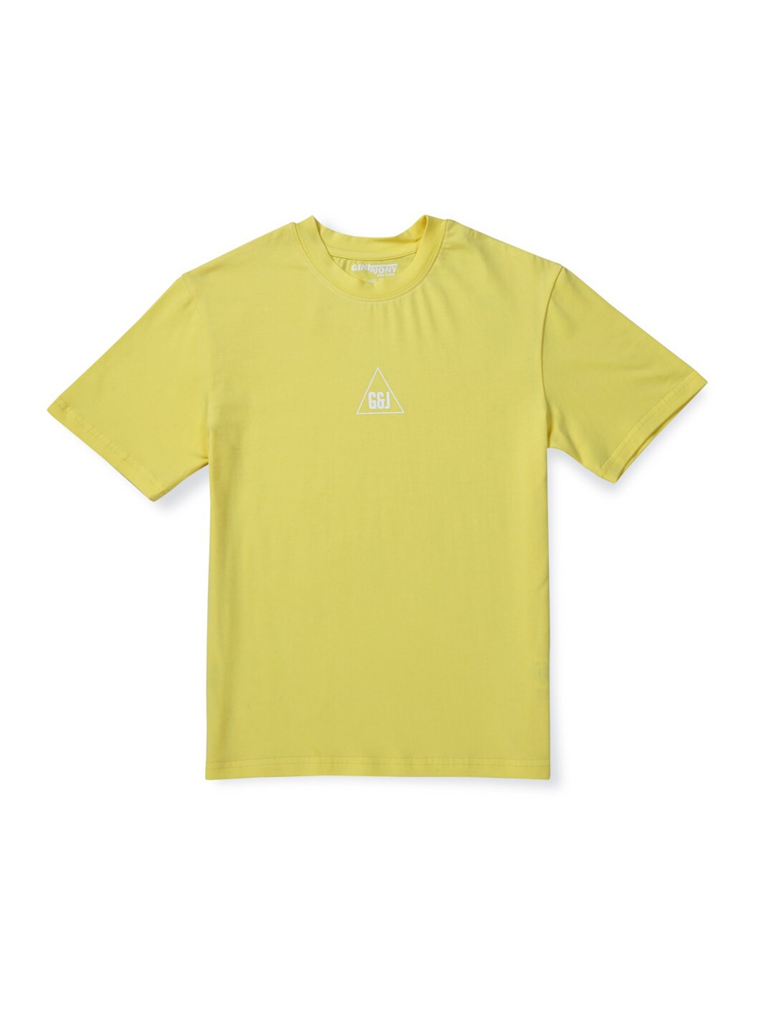 

Gini and Jony Boys Round Neck Short Sleeves Cotton T-shirt, Yellow
