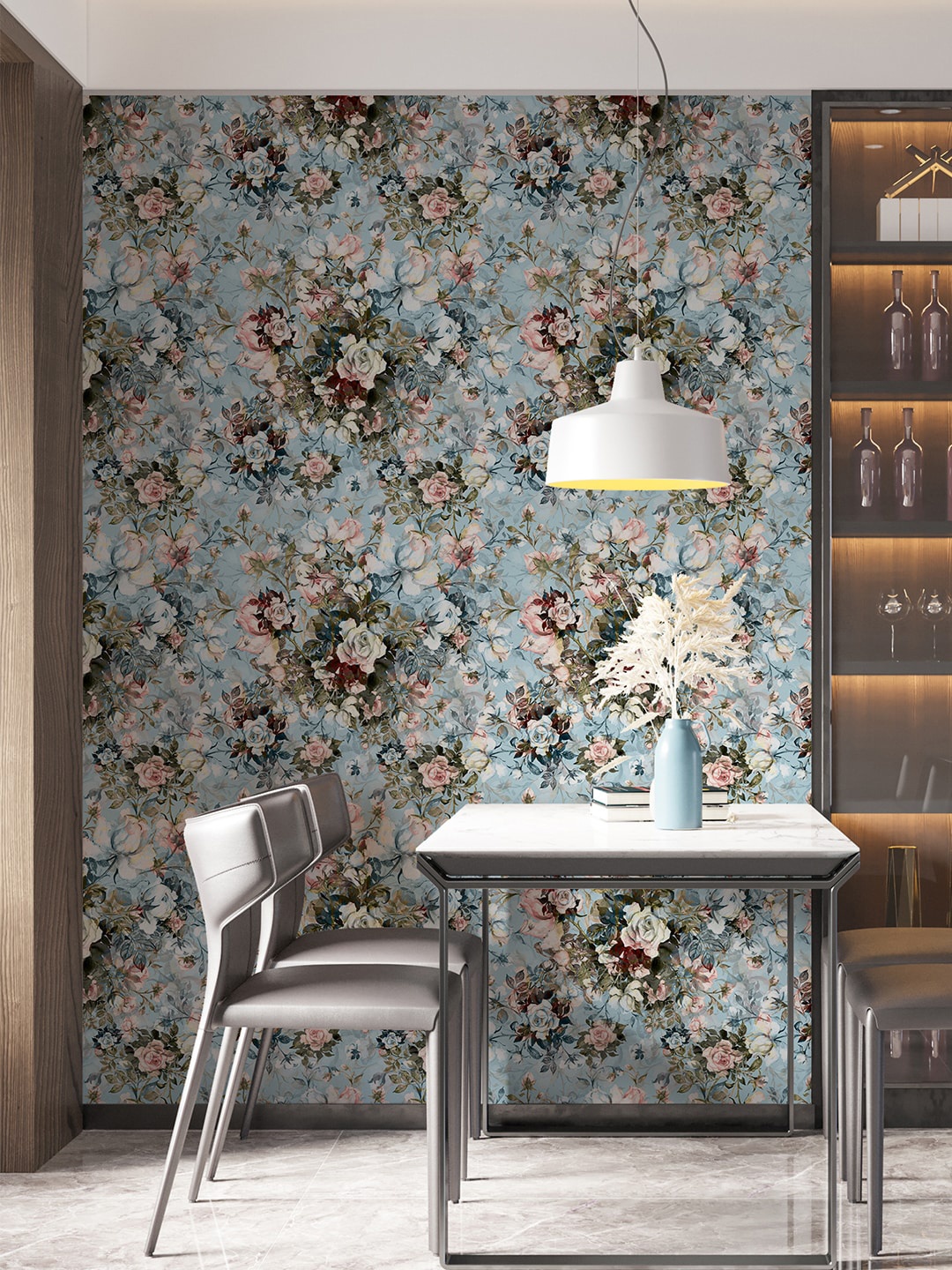 

PAPER PLANE DESIGN Blue & Green Printed Waterproof Wallpaper