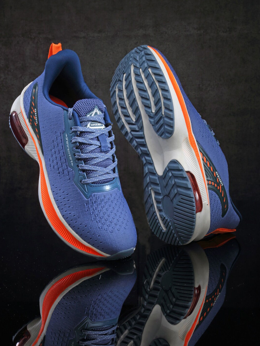 

ASIAN Men Shocker-01Memory Foam Mesh Non-Marking Running Shoes, Blue