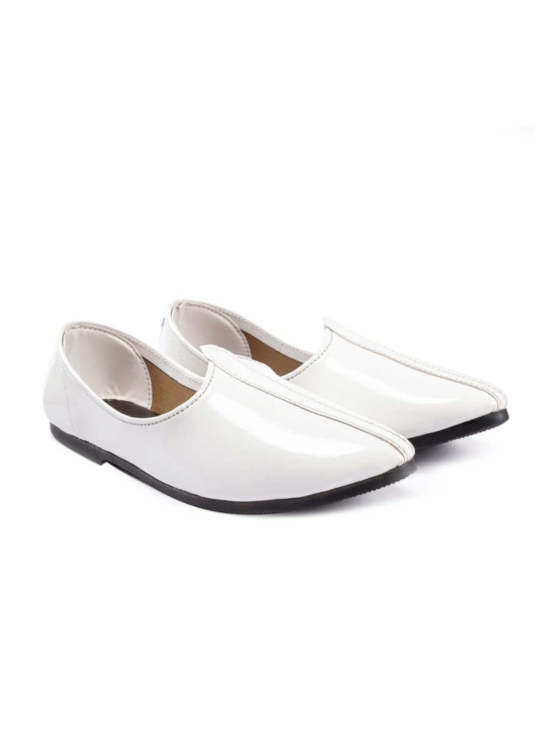 

Bxxy Men Pointed Toe Basics Mojaris, White