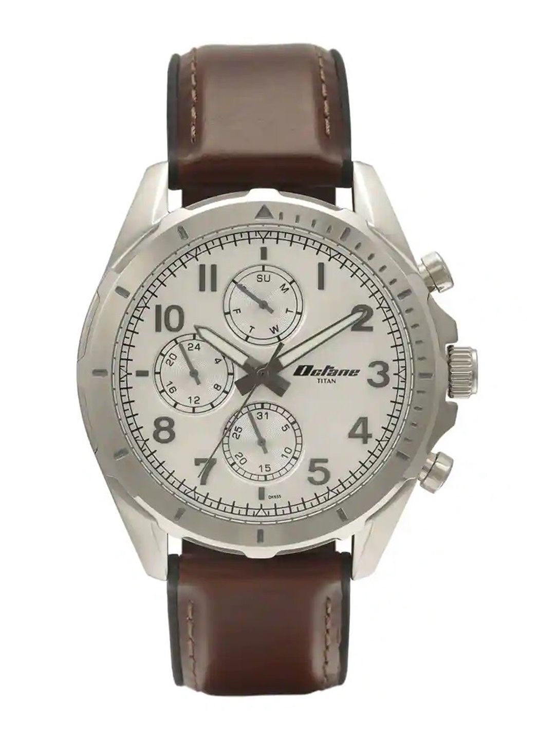

Titan Men Embellished Dial & Wrap Around Straps Analogue Watch NP90122SP01, Black