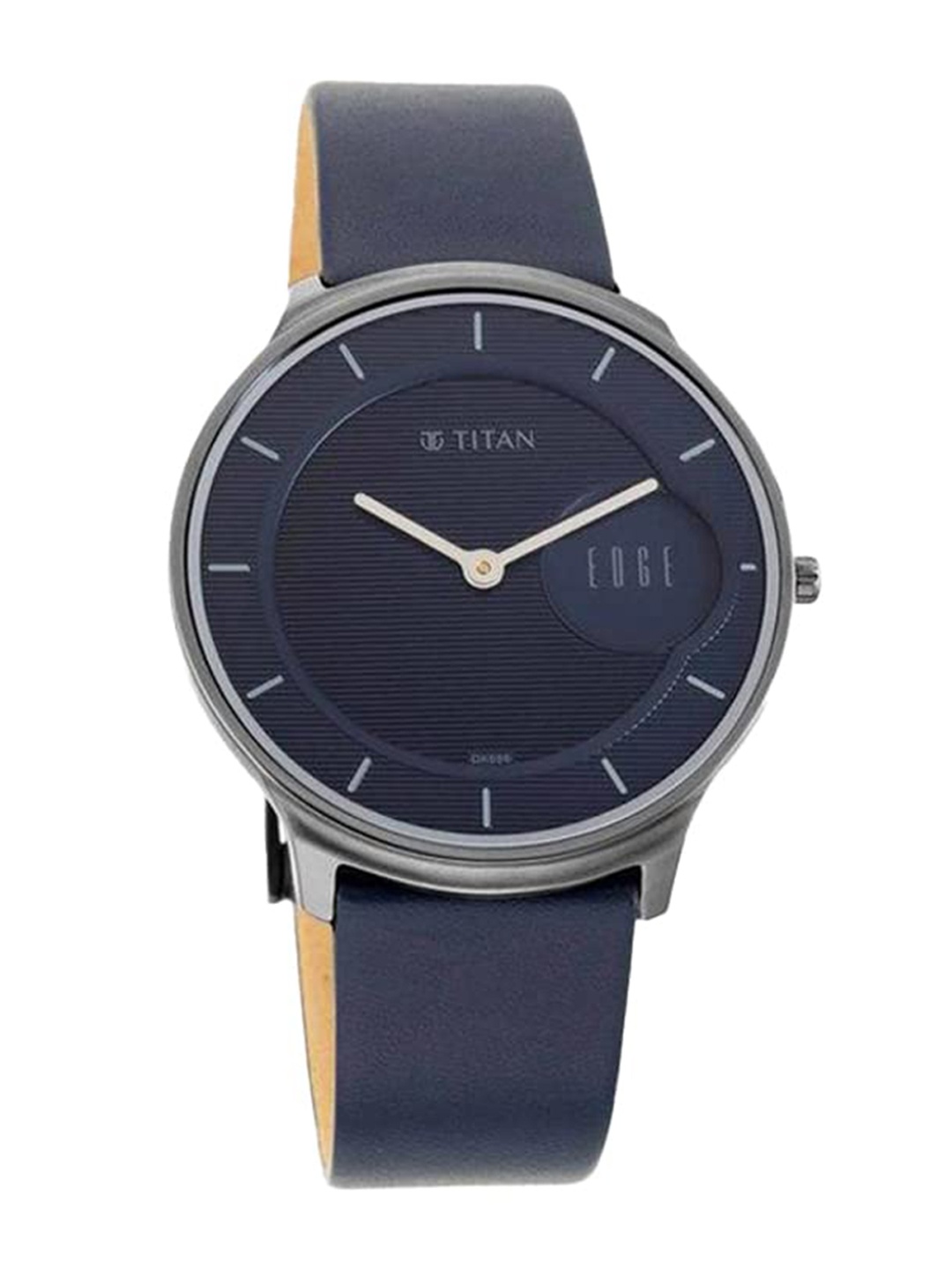 

Titan Men Dial & Leather Straps Analogue Watch NQ1843QL01, Blue