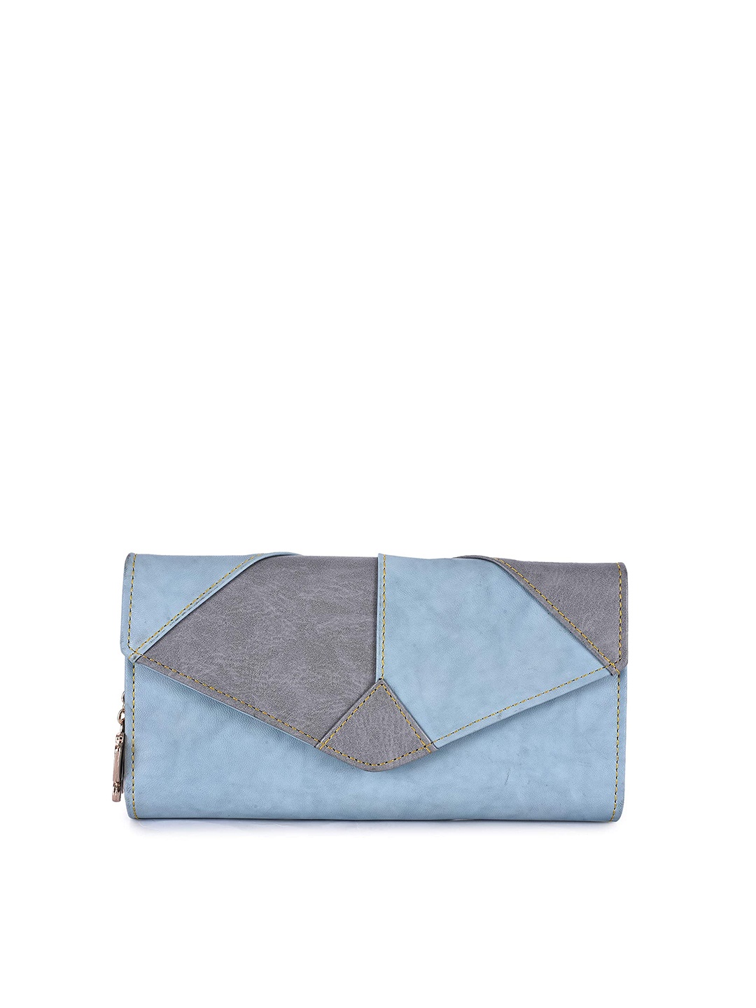 

Butterflies Women Colourblocked Envelope Wallet, Blue