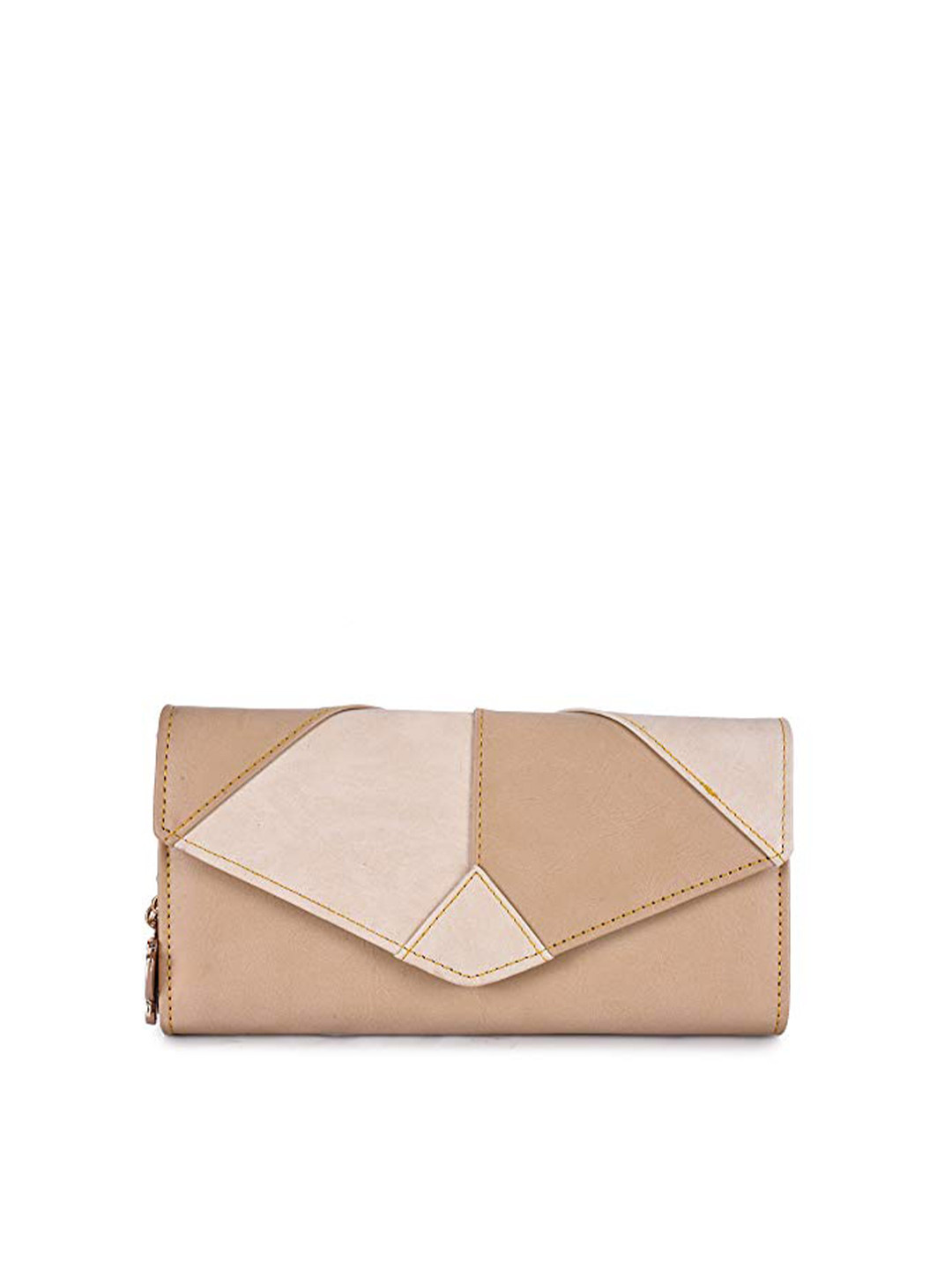 

Butterflies Women Envelope Style Wallet, Beige