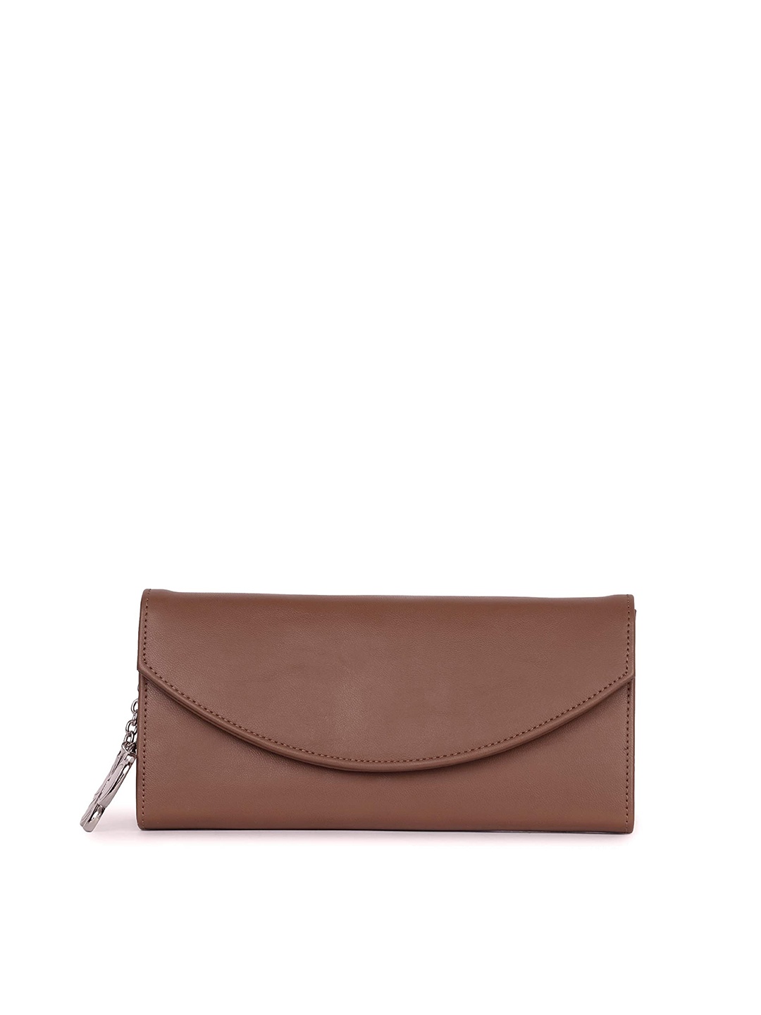 

Butterflies Women Envelope Style Wallet, Tan