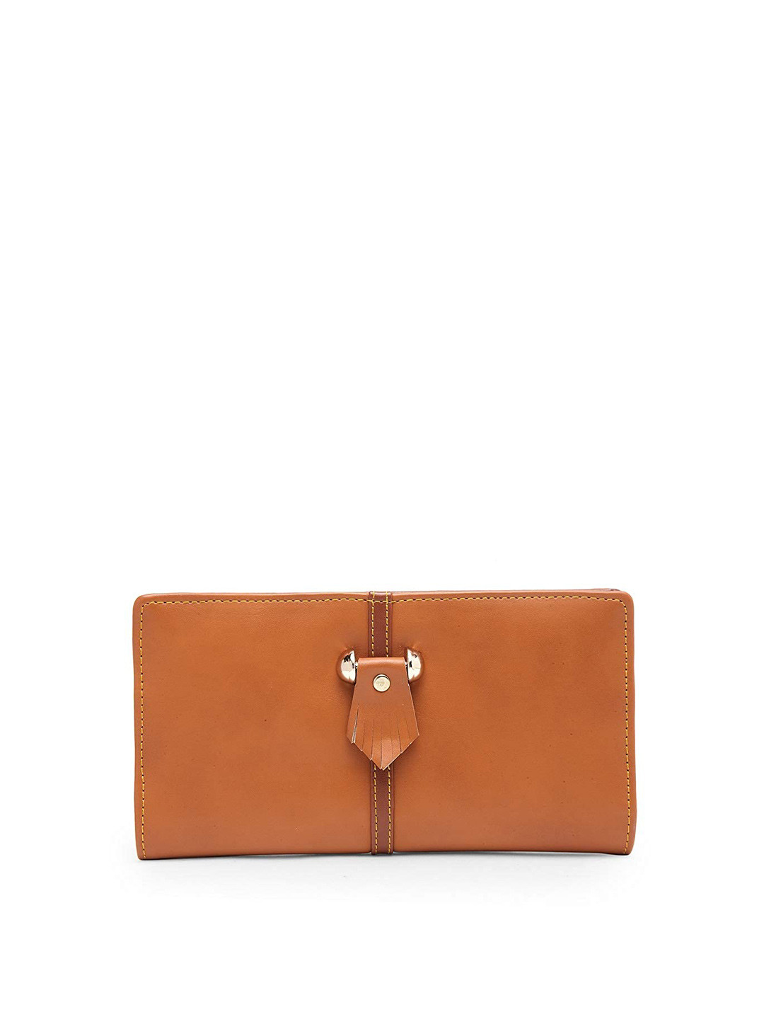 

Butterflies Women PU Two Fold Wallet, Orange