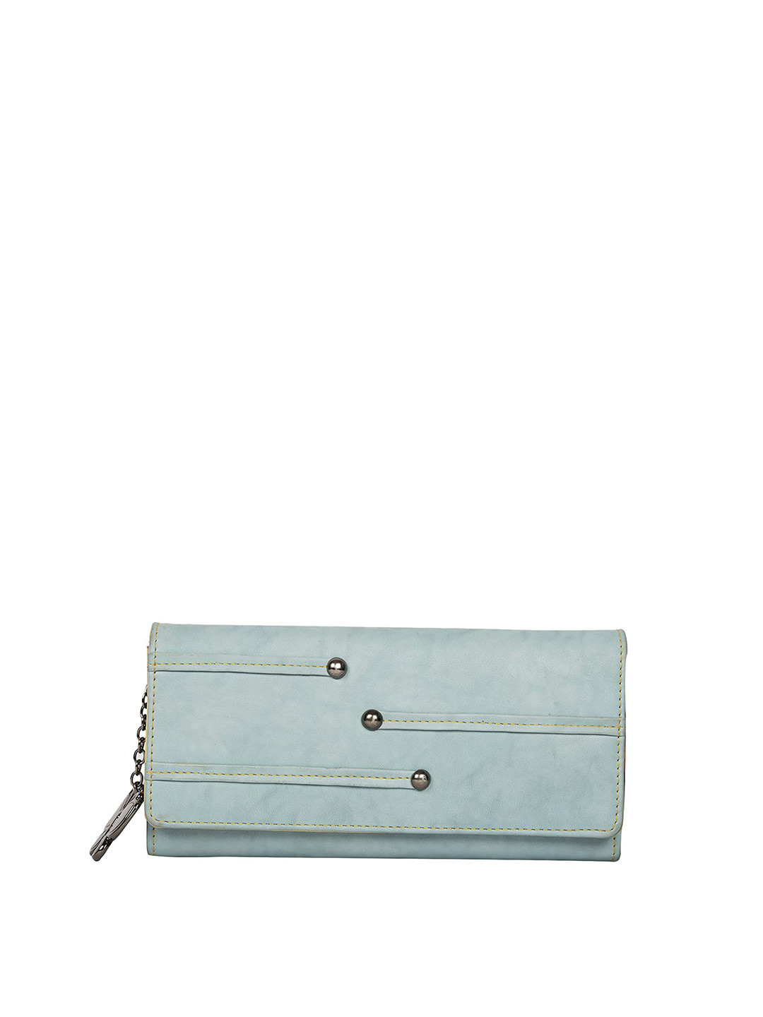

Butterflies Women PU Two Fold Wallet, Blue
