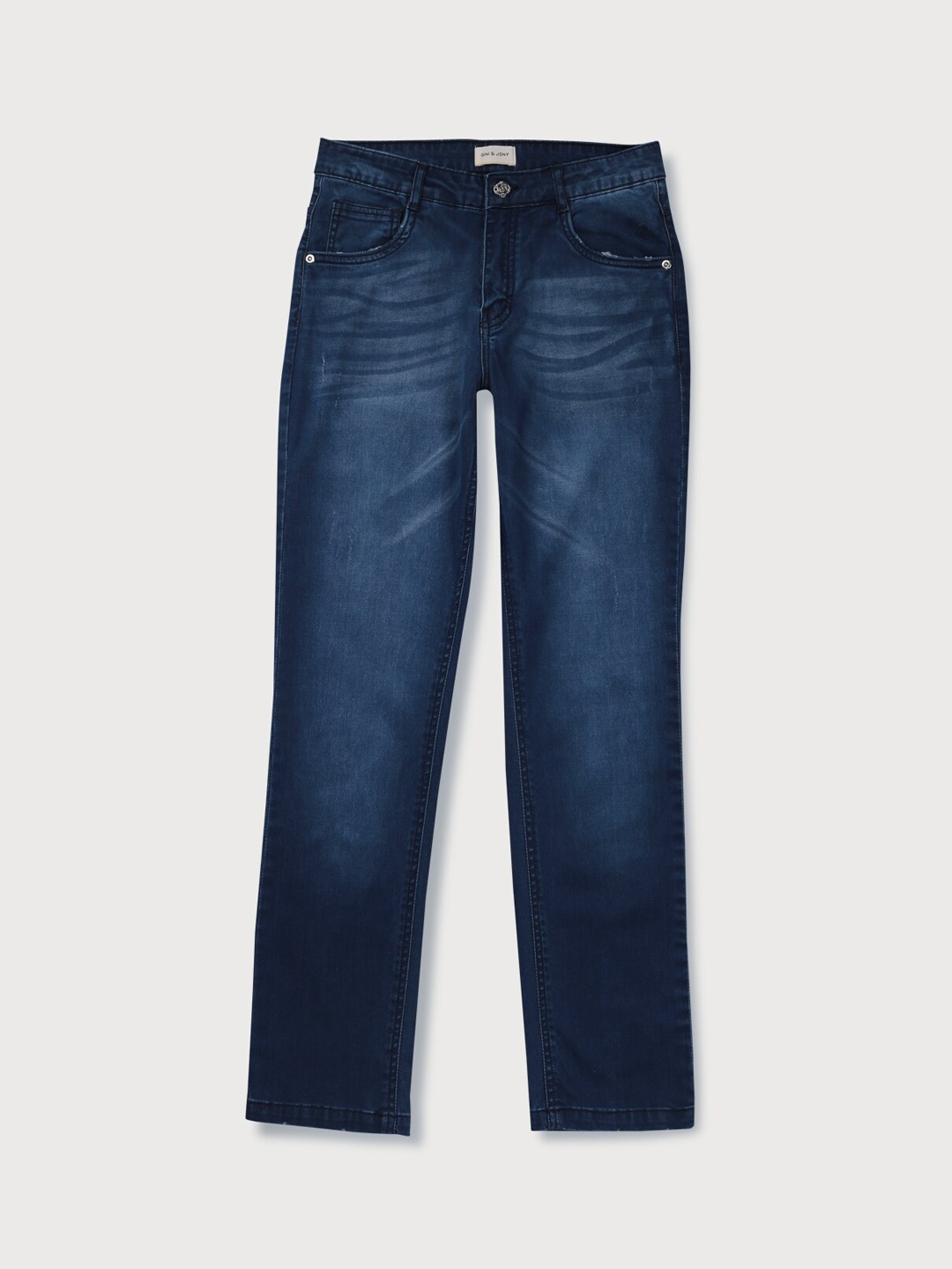 

Gini and Jony Kids Boys Mid-Rise Light Fade Jeans, Blue