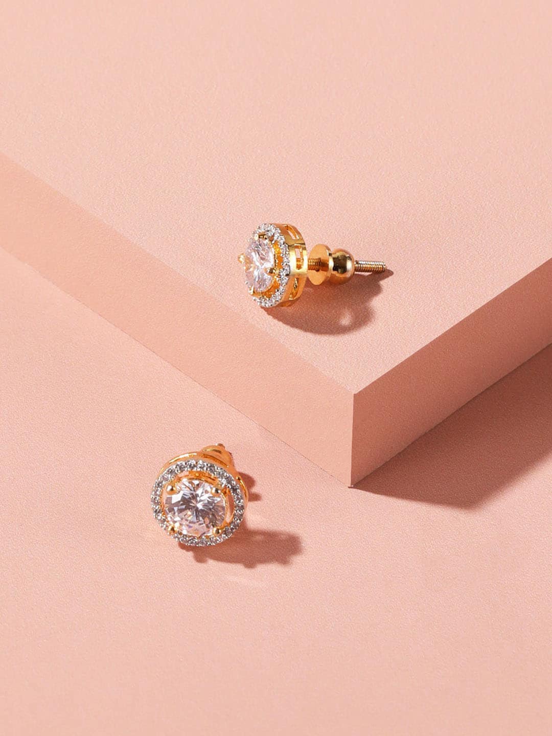 

XPNSV Gold-Plated Studs Earrings