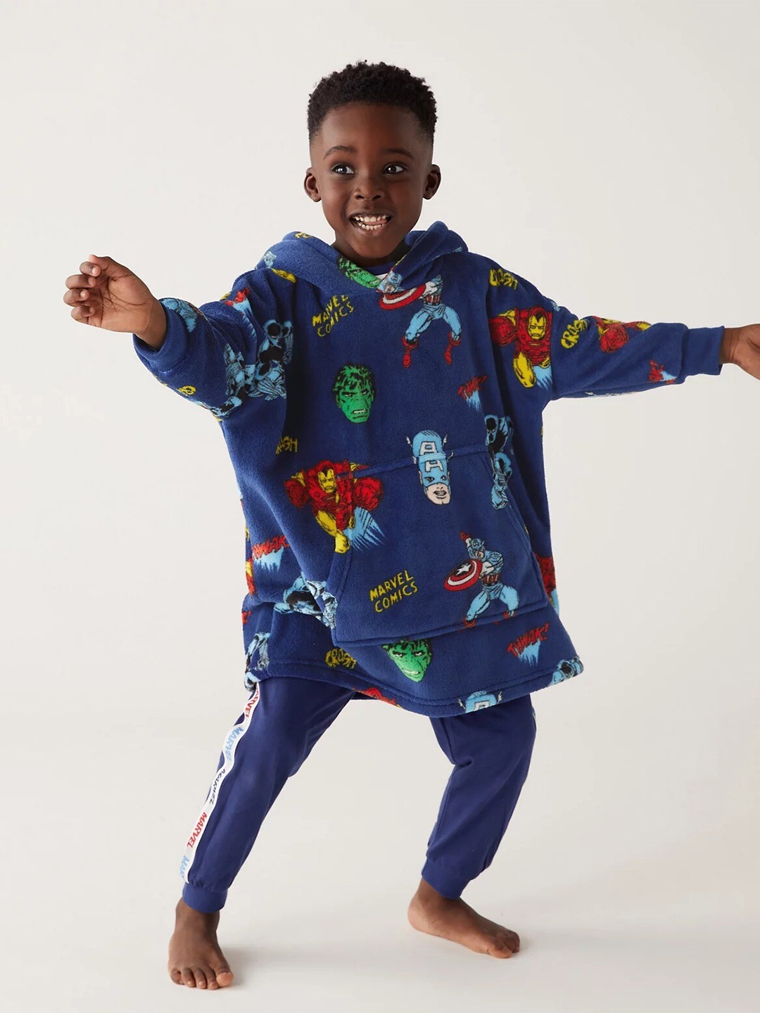 

Marks & Spencer Boys Graphic Printed Sweatshirt, Blue