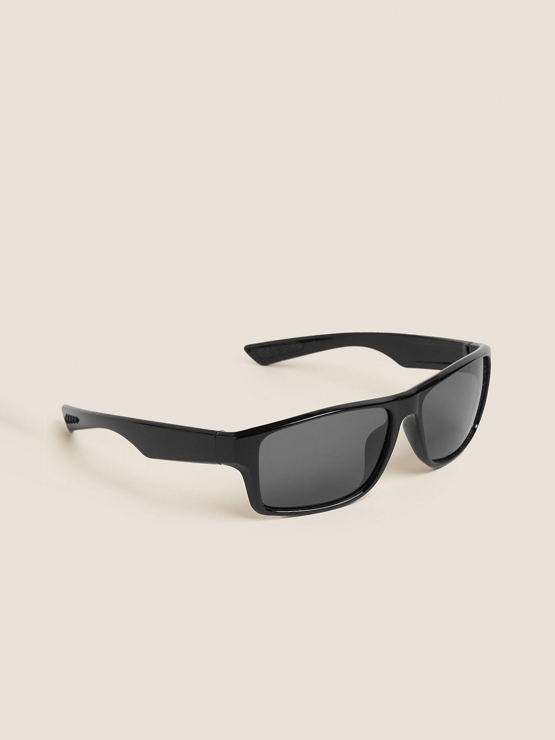 

Marks & Spencer Men Lens & Rectangle Sunglasses With Polarised Lens T096622BLACK, Black