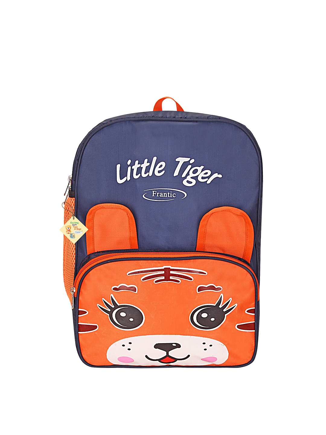 

Frantic Kids Graphic Printed Backpack, Orange