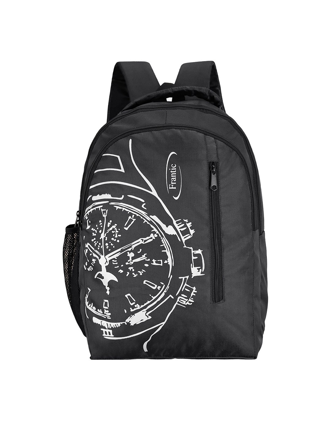 

Frantic Kids Graphic School Backpack, Black