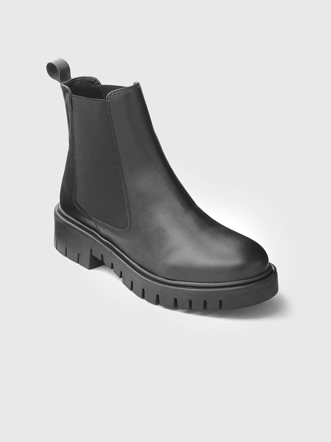 

ADORLY Women High-Top Chelsea Boots, Black