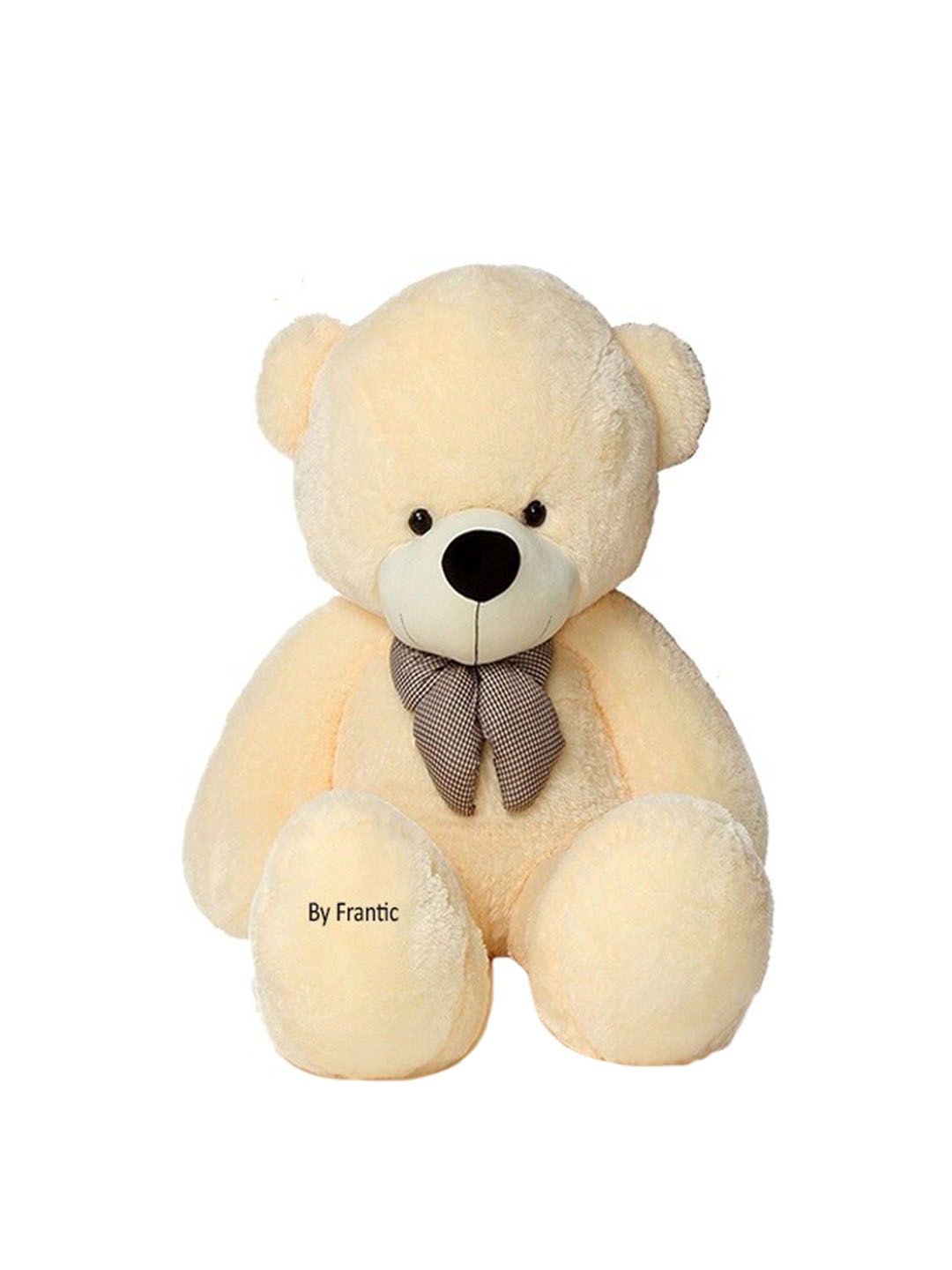 

Frantic Stuffed Huggable Non-Toxic Fabric Cute Perfect Teddy Bear, Cream