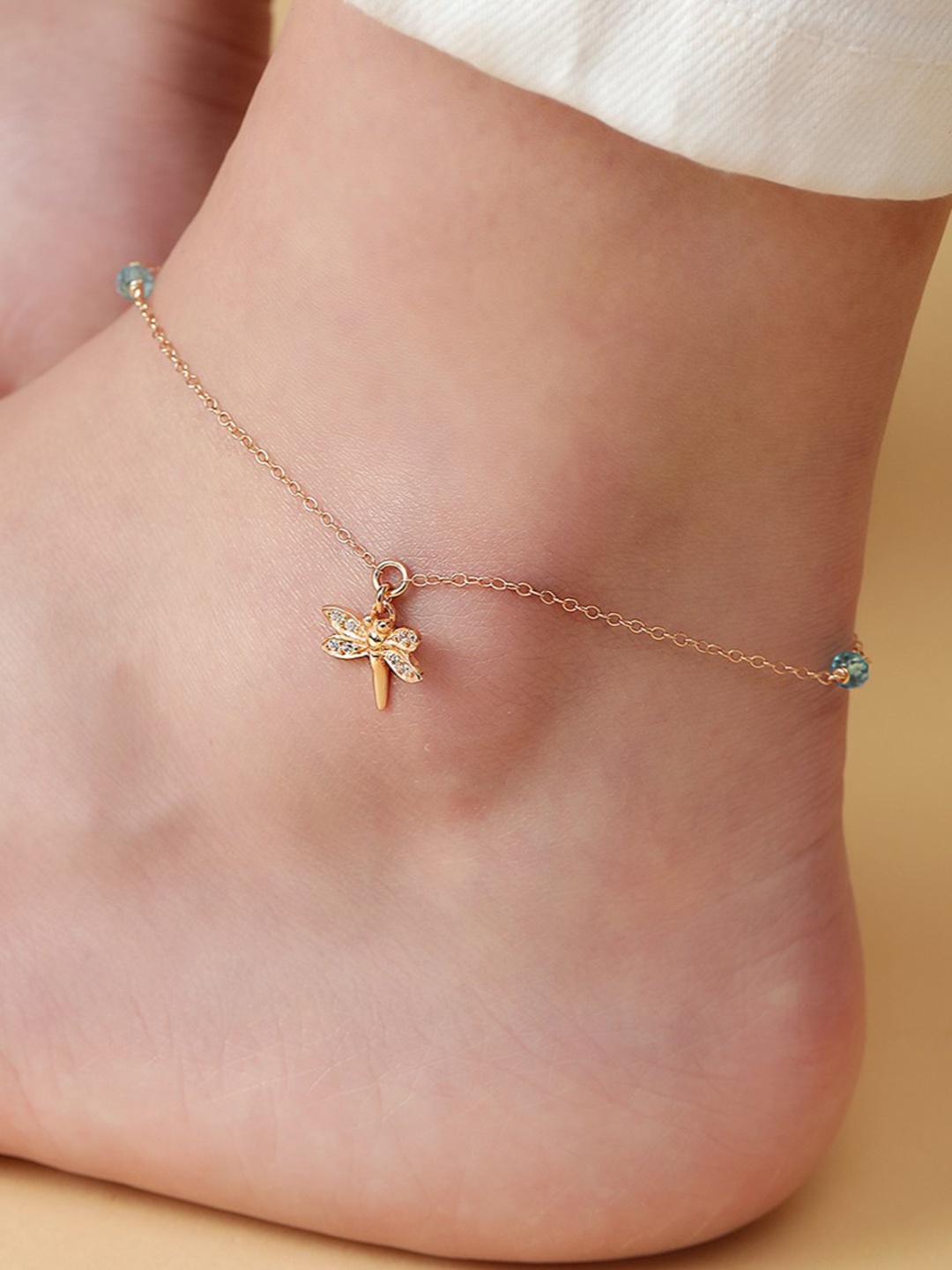 

Zavya Rose Gold-Plated Sterling Silver Anklet