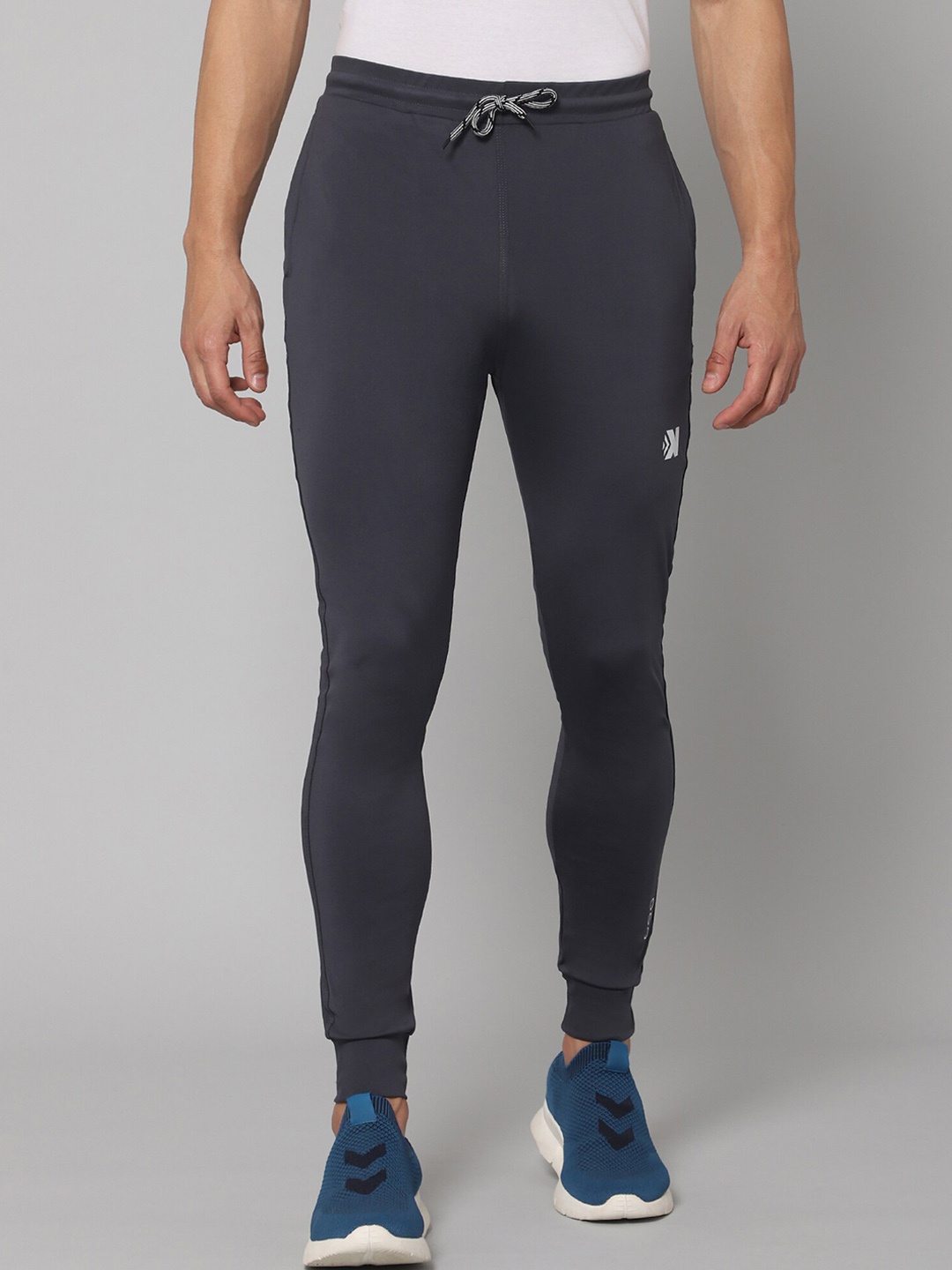 

JACKDANZA Men Slim-Fit Training or Gym Joggers, Grey