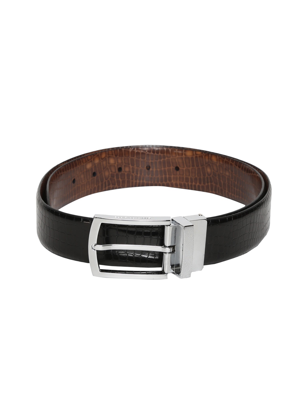 

Louis Philippe Men Black & Brown Reversible Leather Belt