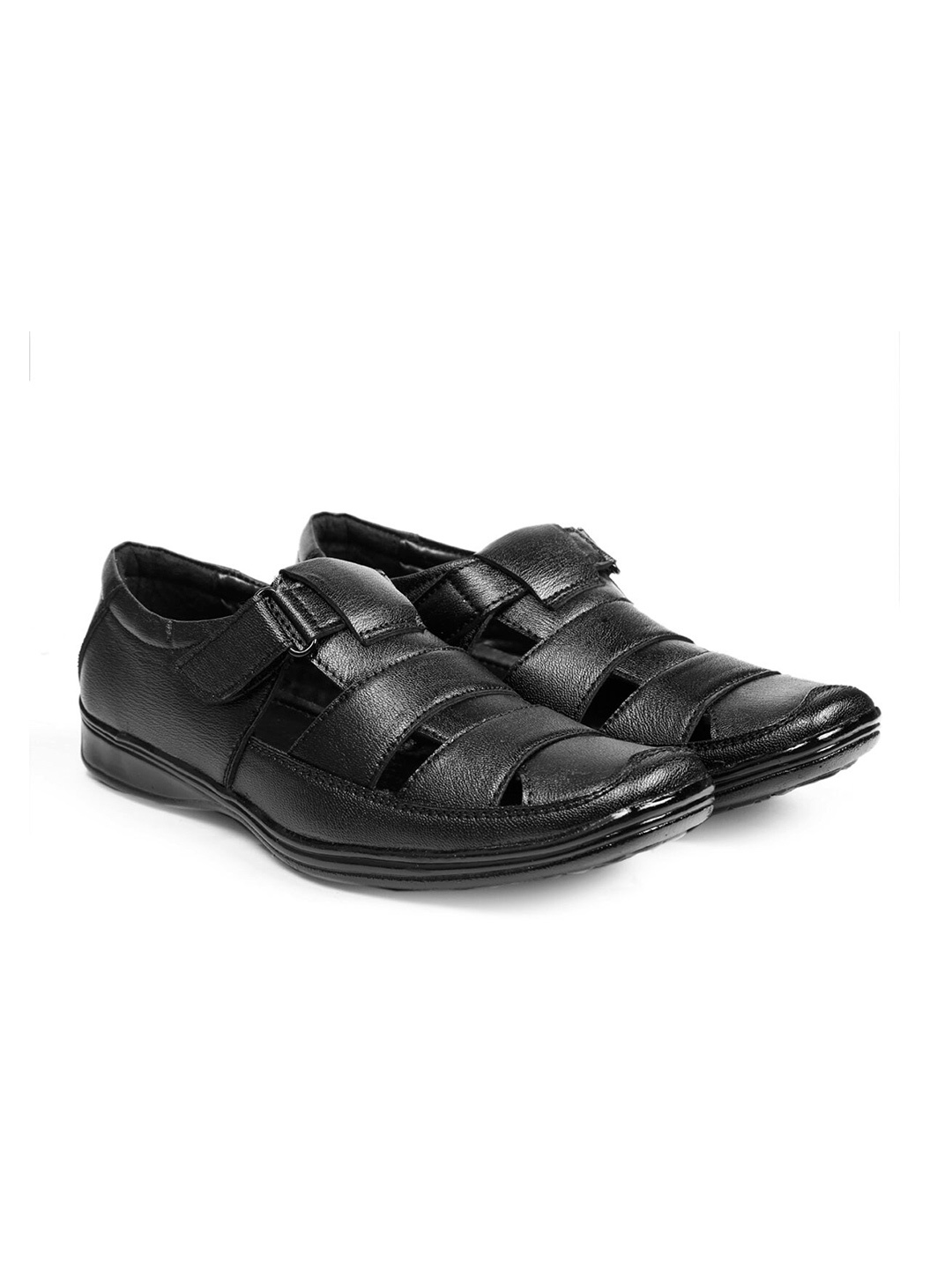 

Bxxy Men Roman Lightweight Shoe-Style Sandals, Black