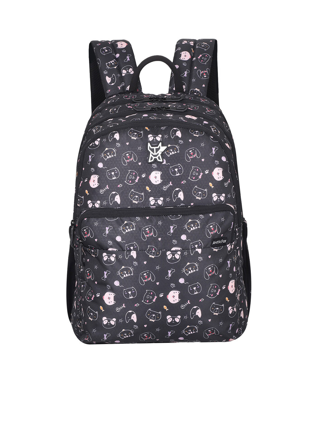 

Arctic Fox Kids Brand Logo Backpack, Black