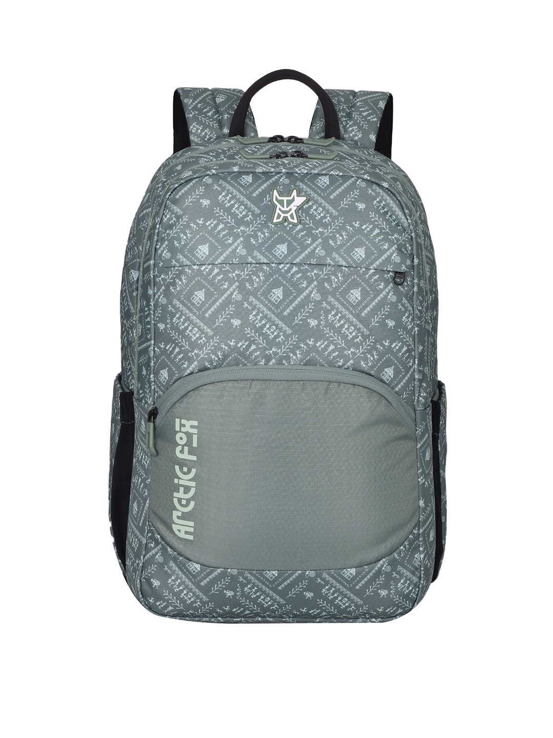 

Arctic Fox Printed Water Resistant Laptop Bag, Green