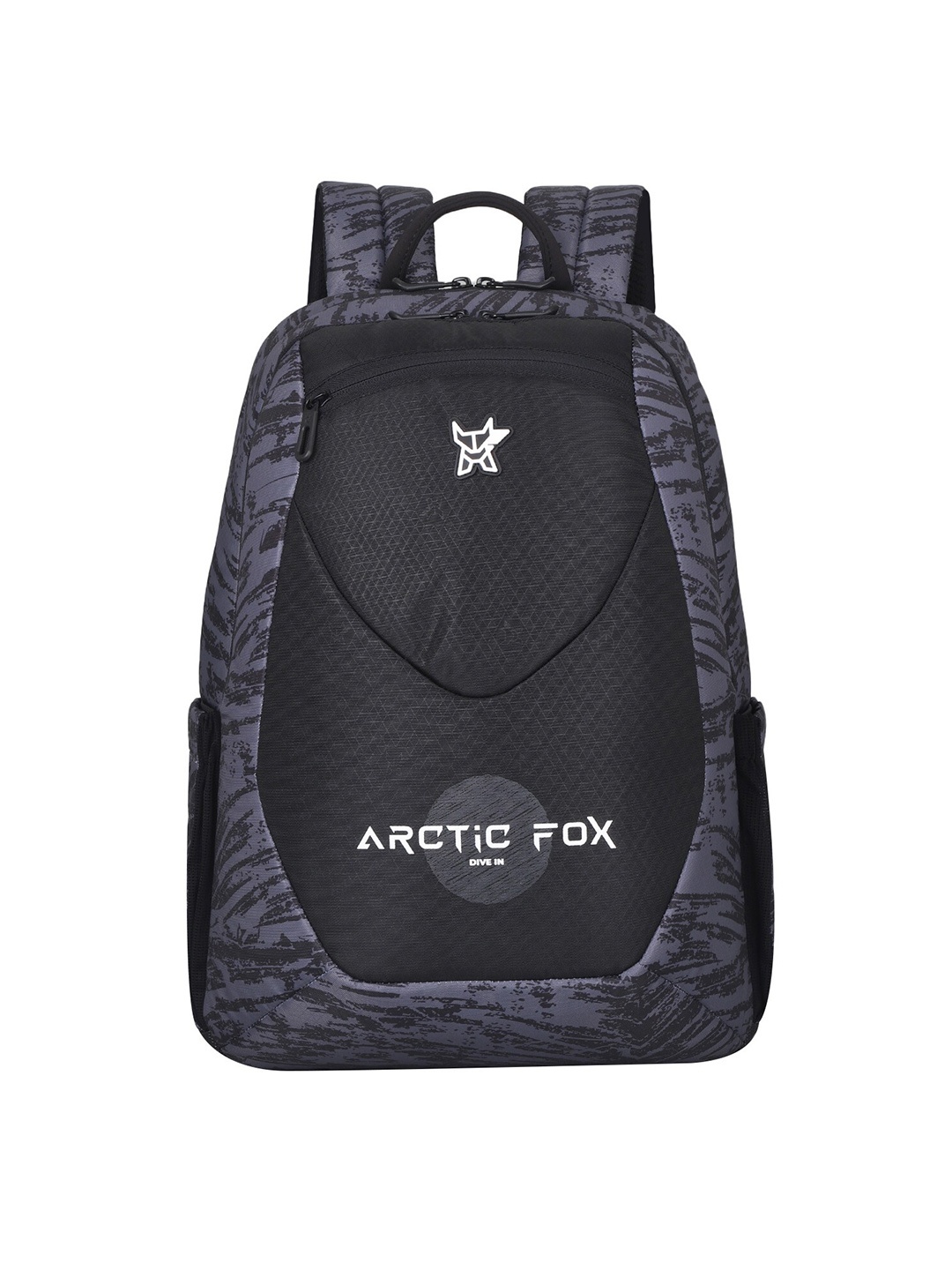 

Arctic Fox Printed Water Resistant Laptop Bag, Black