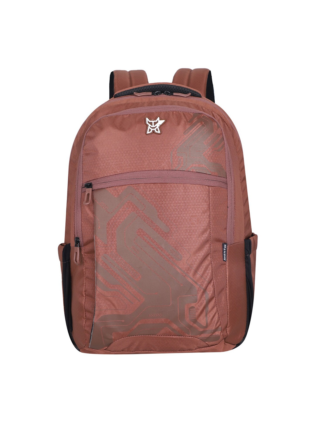 

Arctic Fox Graphic Printed Medium Laptop Bag, Brown