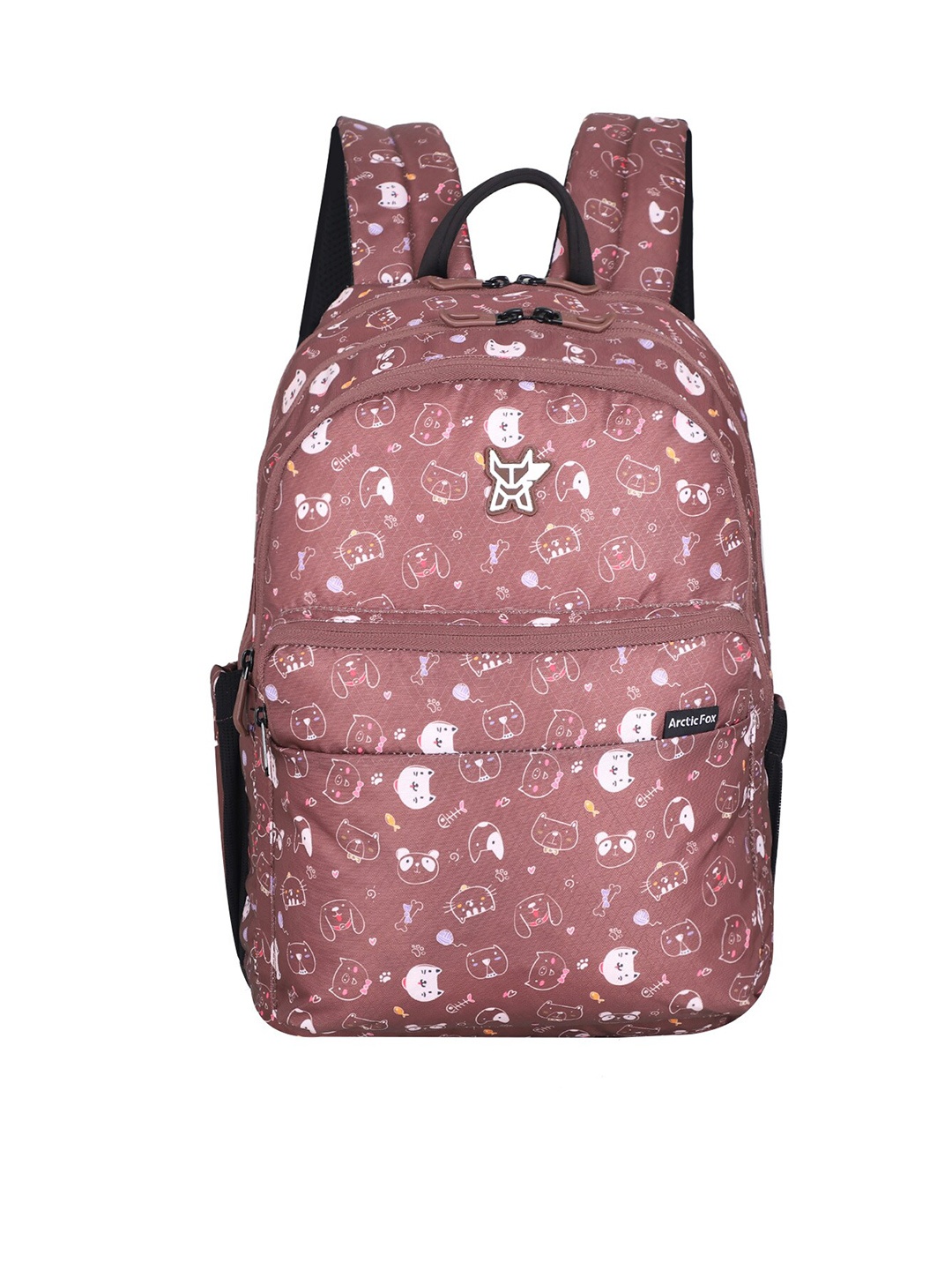 

Arctic Fox Kids Graphic Water Resistant Backpack, Brown