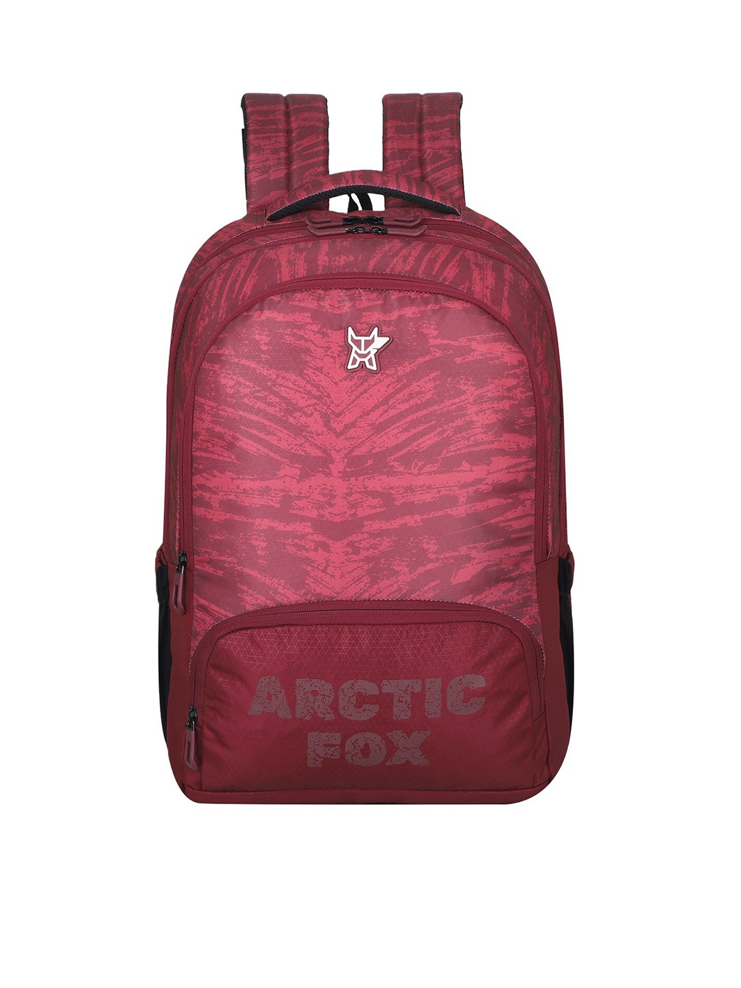

Arctic Fox Graphic Printed Medium Backpack, Maroon