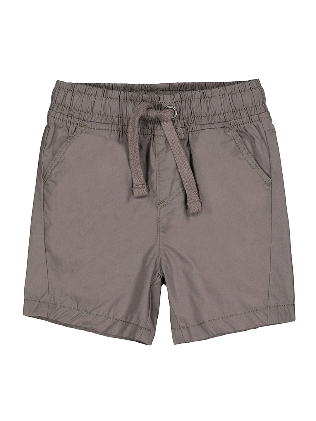 

mothercare Boys Mid-Rise Cotton Shorts, Grey