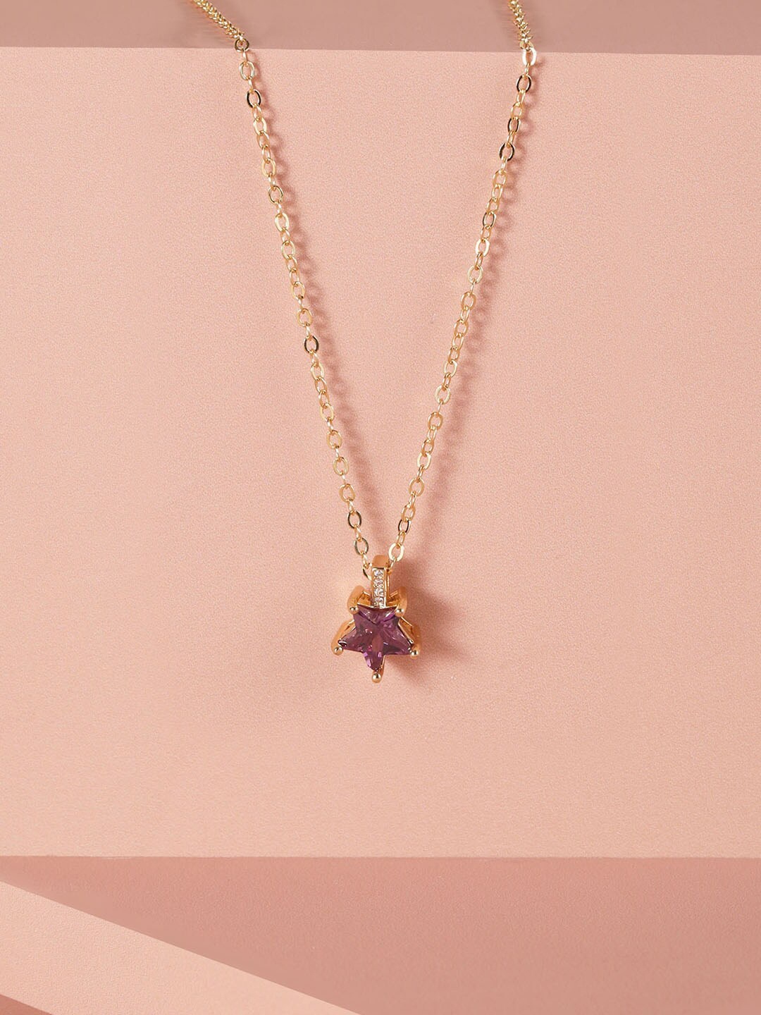 

XPNSV Gold-Plated Star Pendant Chain